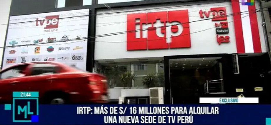 IRTP: bajo la presidencia de Ninoska Chandía se firmó contrato por S/16 millones para alquilar una nueva sede de TV Perú