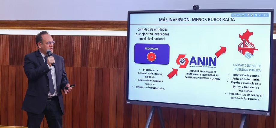 José Salardi anuncia extinción de 14 programas estatales para centralizar inversión pública en la ANIN