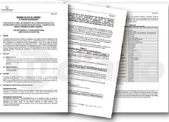 Construyen puesto de salud San Rafael sin carta fianza de adelanto de materiales