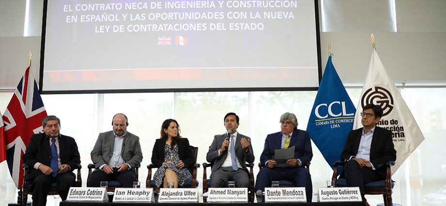 Perú será el primer país de la región que tendrá contrato NEC4 de ingeniería y construcción en español