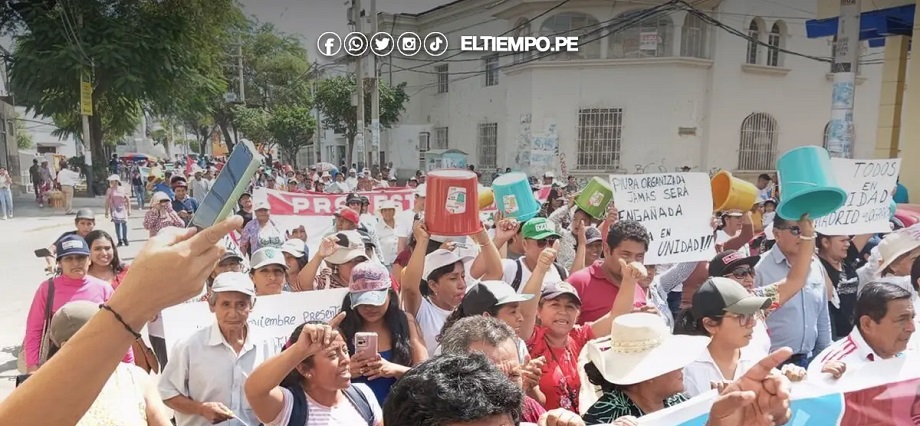 Piuranos marcharán por retraso de megaproyecto y posible alza de tarifas de agua potable