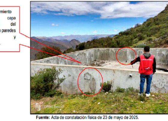 Áncash: Contraloría advierte irregularidades en obra de riego tecnificado