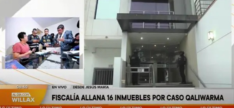 Caso Qali Warma: allanan inmuebles y detienen preliminarmente a investigados