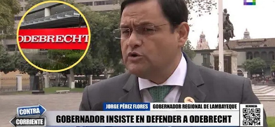 Gobernador de Lambayeque insiste en defender a Odebrecht: el patrocinador de la constructora brasileña en Olmos