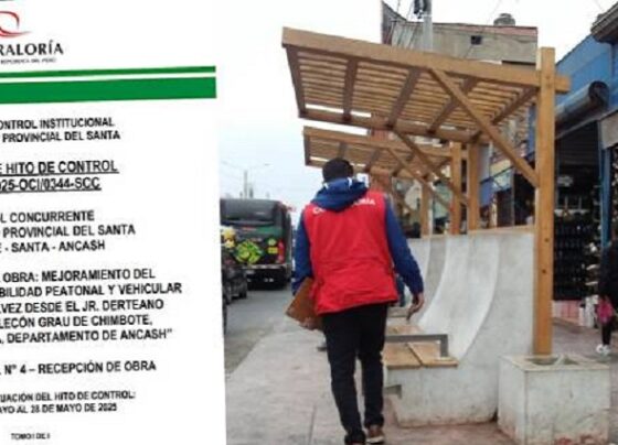 Chimbote: MPS recepciona obra en av. Gálvez pese a deficiencias técnicas, alerta Contraloría