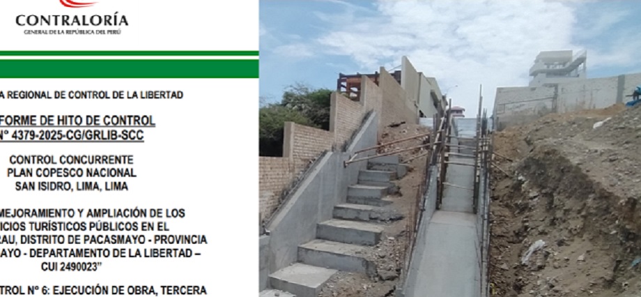 Informe de Contraloría Halló Deficiencias en Ejecución de Malecón Grau y Complicidad de Supervisión