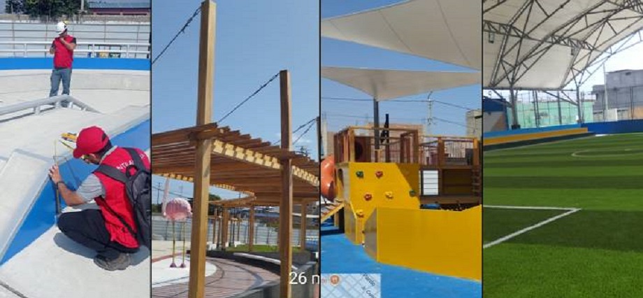 Nuevo Chimbote: parque de S/6.5 millones presenta graves deficiencias y riesgo estructural