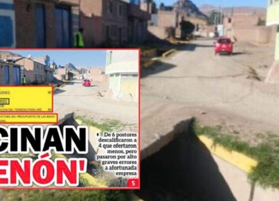 Municipio de Cabanillas pretende consumar “faenón” con obra de asfaltado.