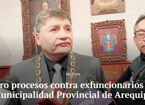 Cuatro procesos contra exfuncionarios de la Municipalidad Provincial de Arequipa