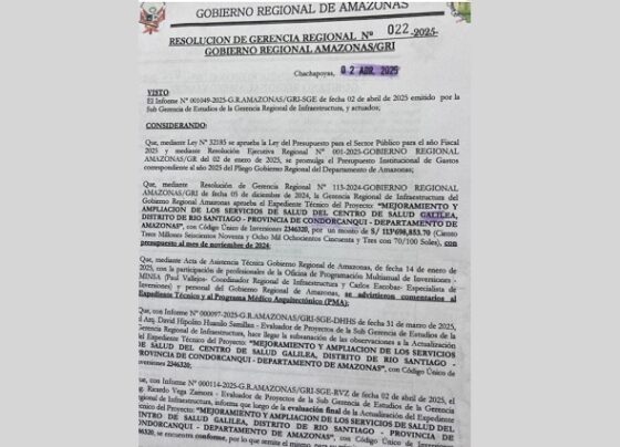 Alertan presunta sobrevaloración de obra en Condorcanqui: falso piso de puesto de salud costaría más de S/ 4 millones y población exige intervención de la Contraloría