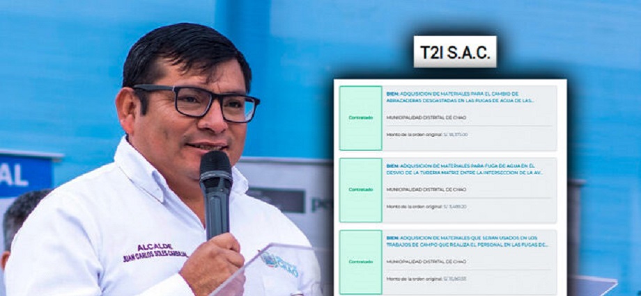 Descubrimos a empresa que solo contrata con municipio de Chao y ya cobró más de S/ 170 mil