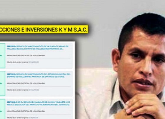 Descubrimos a empresa que solo contrata con la gestión de Óscar Paredes en Mollebamba