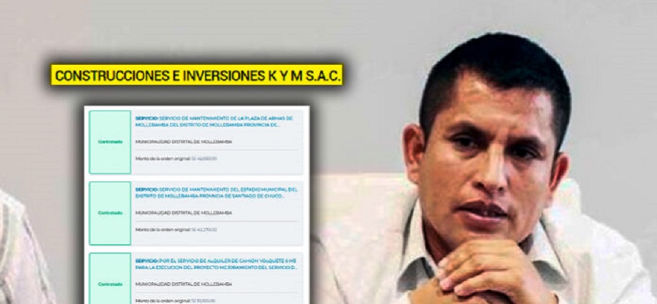 Descubrimos a empresa que solo contrata con la gestión de Óscar Paredes en Mollebamba