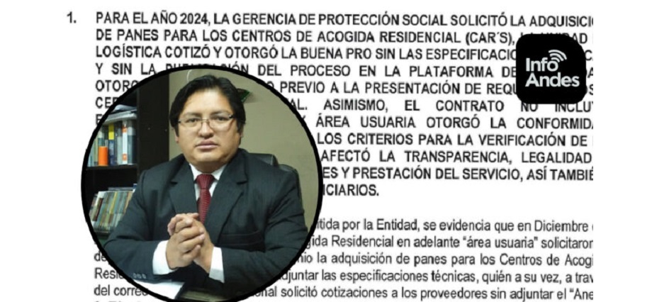 Detectan irregularidades en la compra de pan para albergues de la Beneficencia de Huancayo