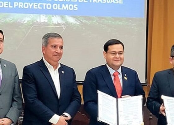 Lambayeque y ProInversión suscriben convenio para nueva concesión de obras de trasvase del Proyecto Olmos
