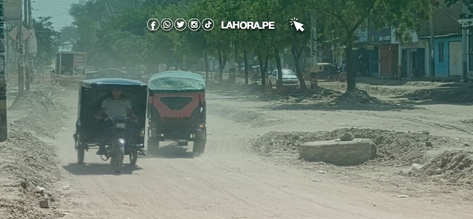 Piura: Obras en Av. Sullana se retrasan hasta dos meses más