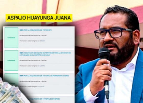 Proveedora se inscribe en SUNAT en marzo de 2023 y dos meses después gana contratos con municipio de Chugay