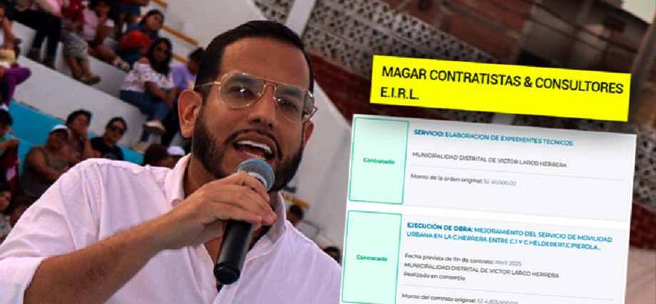 Víctor Larco: empresa involucrada en informe de Contraloría es una de las favoritas de la gestión de León Clement