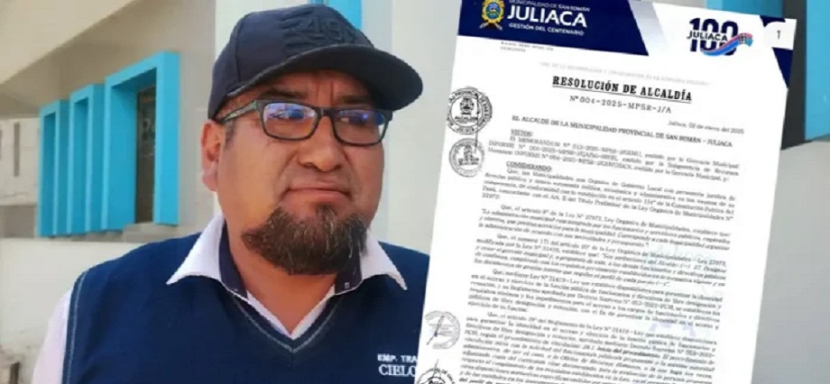 Asesor de alcaldía de la municipalidad provincial de San Román y su sospechoso nexo con empresa Sigma