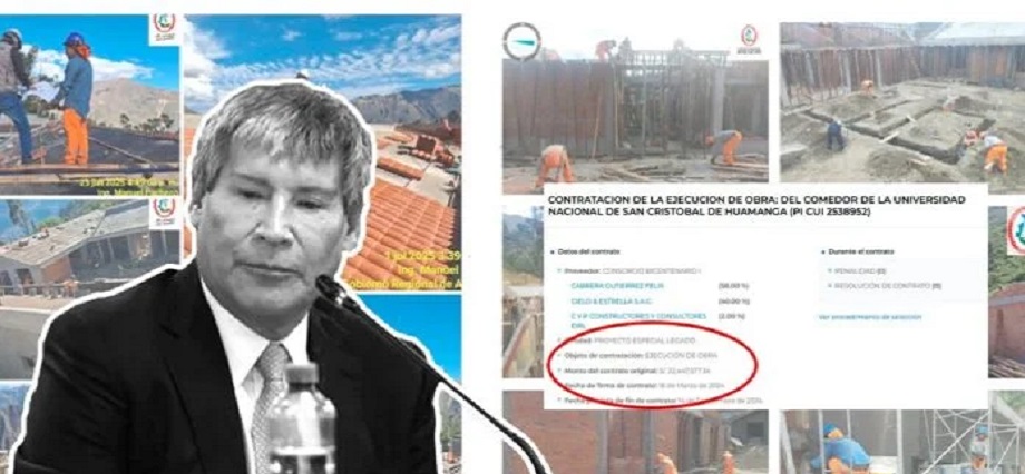 Ayacucho: Consorcio Virgen de la Candelaria habría sido beneficiado en gestión regional