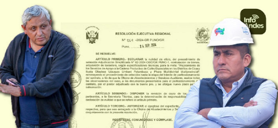 Peligro: GRJ avala construcción del Politécnico en cartas fianza rechazadas por gobiernos regionales de Puno y Piura