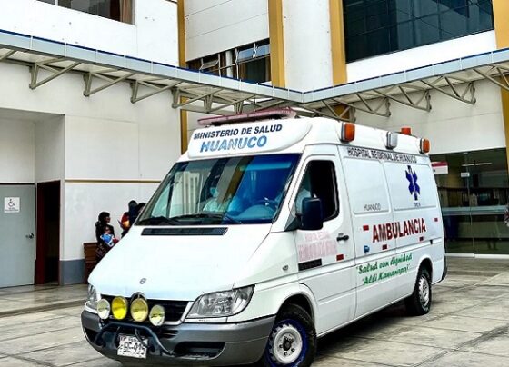 Compran tres ambulancias por S/ 1,625,500 para el Hospital Regional Hermilio Valdizán