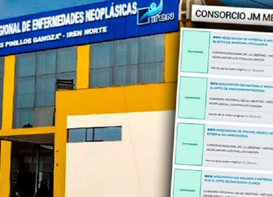Consorcio JM Medic E.I.R.L. contrata exclusivamente con el IREN Norte