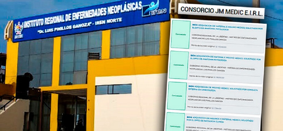 Consorcio JM Medic E.I.R.L. contrata exclusivamente con el IREN Norte