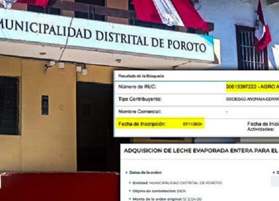 Empresa se creó en noviembre de 2024 y a los dos meses empezó a contratar exclusivamente con municipio de Poroto