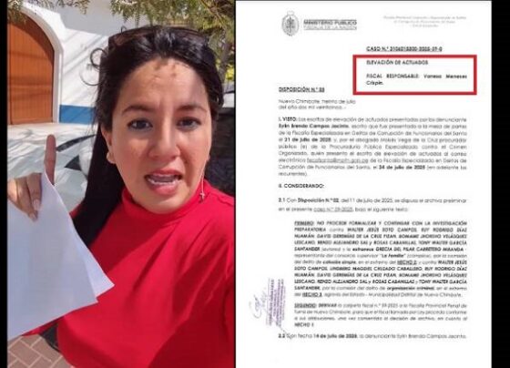 Fiscalía Superior revisará denuncia contra alcalde de Nuevo Chimbote por óvalo La Familia