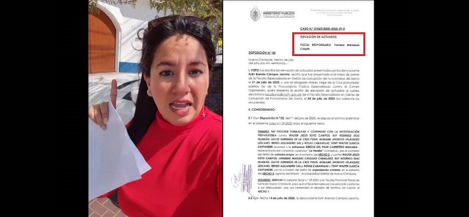 Fiscalía Superior revisará denuncia contra alcalde de Nuevo Chimbote por óvalo La Familia