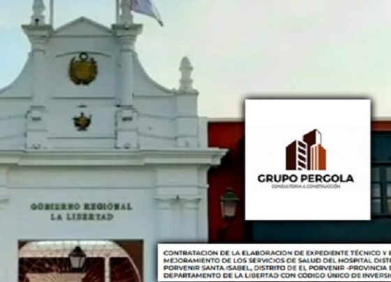 Gore La Libetad podría anular contrato con consorcio que integra la empresa Grupo Pérgola