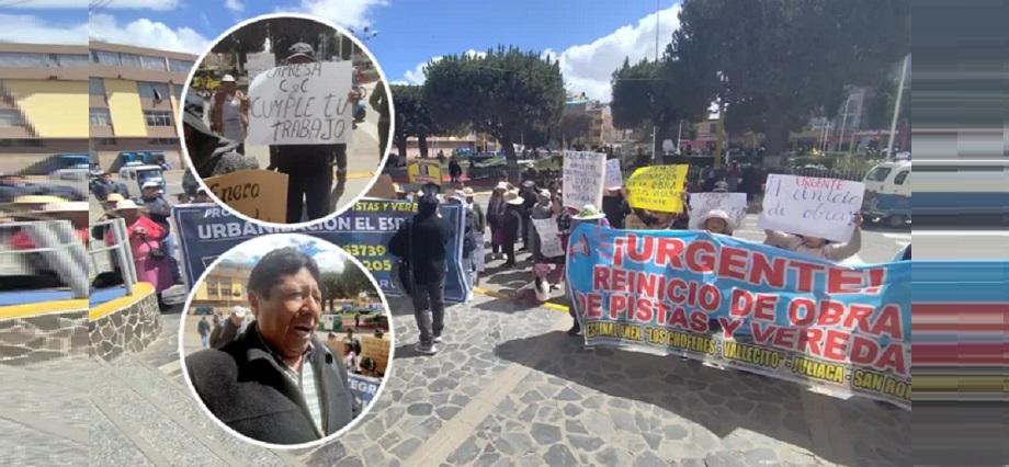 Juliaca: Municipalidad rescindirá contrato por paralización de obra de S/ 6 millones en tras 8 meses de retraso