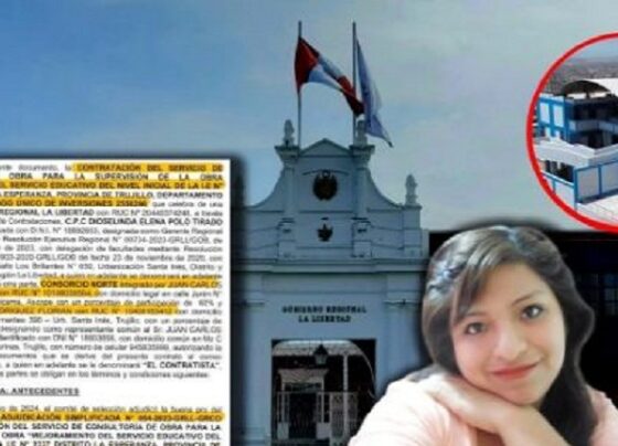 La Libertad: consorcio que representó hermana de Lucero Coca obtuvo supervisión de obra por 300 mil soles