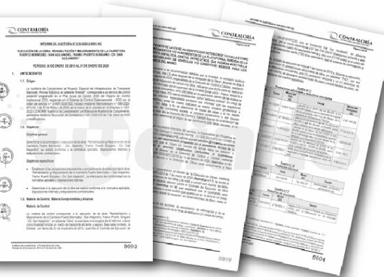 Luego de cinco años, Contraloría detecta irregularidades en obra vial