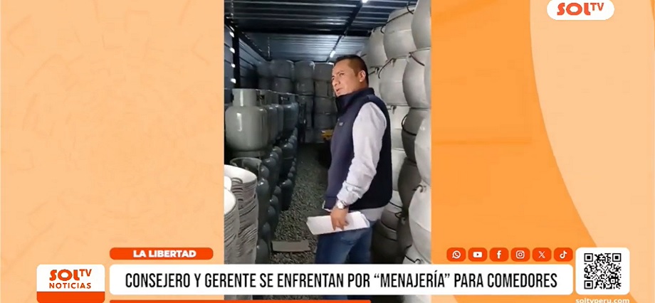 La Libertad: consejero y gerente se enfrentan por “menajería” para comedores (VIdeo)