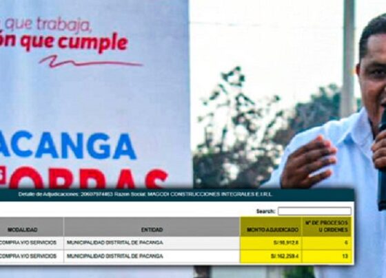 Pacanga: Magodi Construcciones contrata exclusivamente con gestión de César Cerna