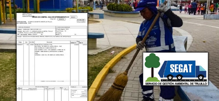 Segat compró más de 1400 escobas de paja a S/ 30 cada una