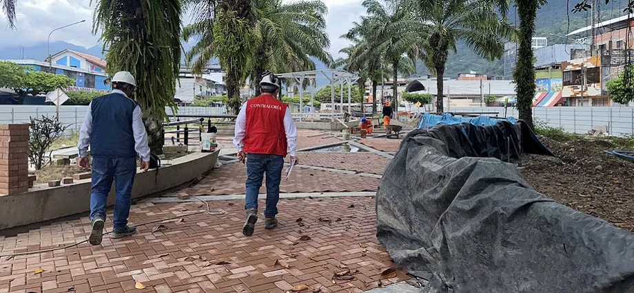 Advierten deficiencias en ejecución de la Alameda de Tingo María