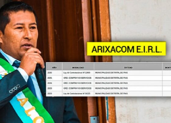 Aparece empresa exclusiva de la gestión de Giomar Villanueva en Pías: ARIXACOM
