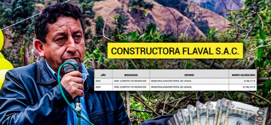 Aparece otra empresa exclusiva de la gestión de Guillermo Guzmán: Constructora Flaval SAC