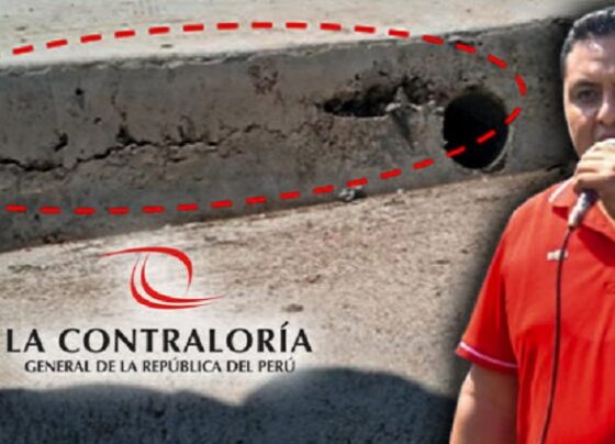 Contraloría advierte deficiencias en obra que ejecuta el Municipio de Pacanga