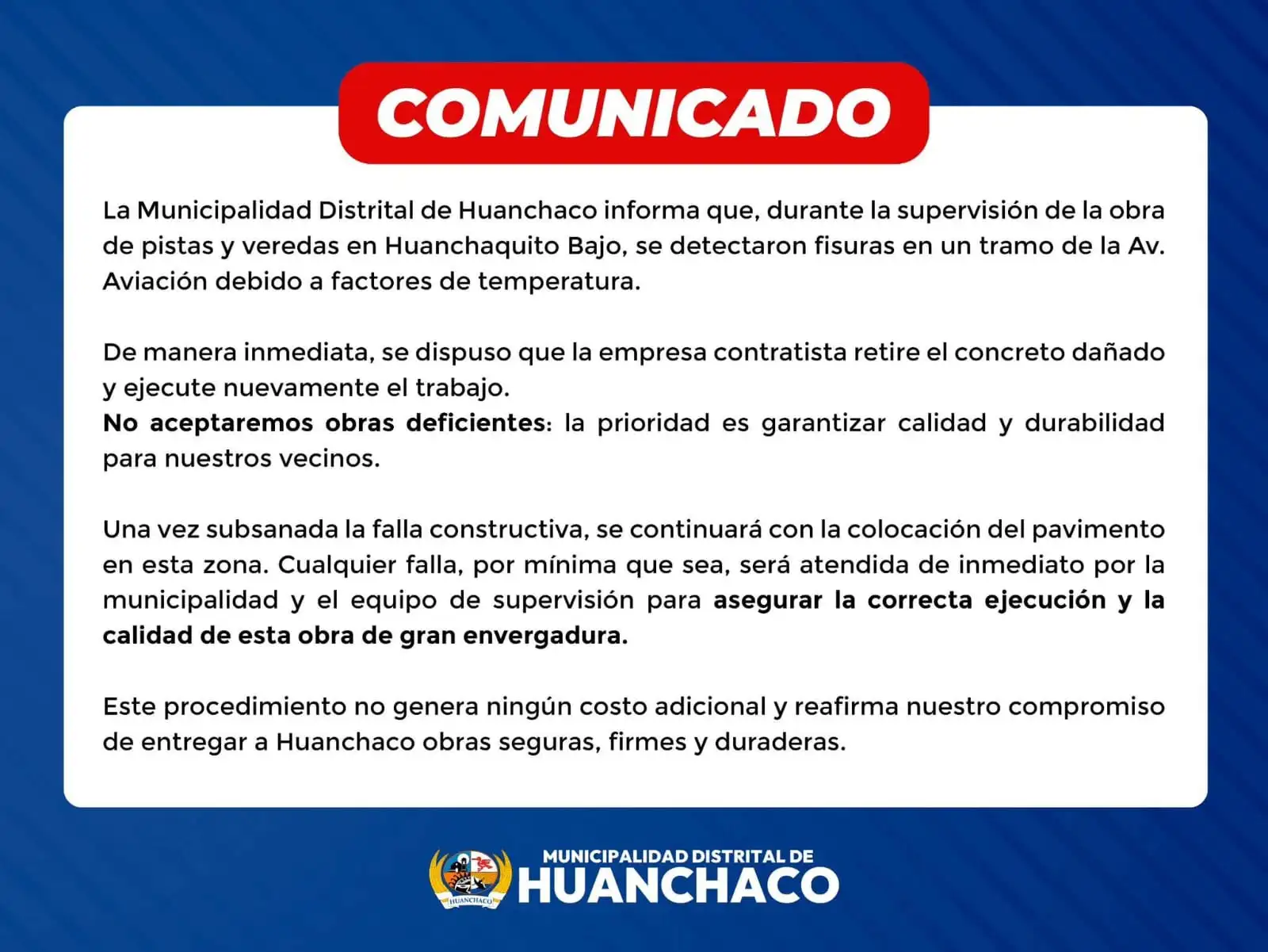 comunicado