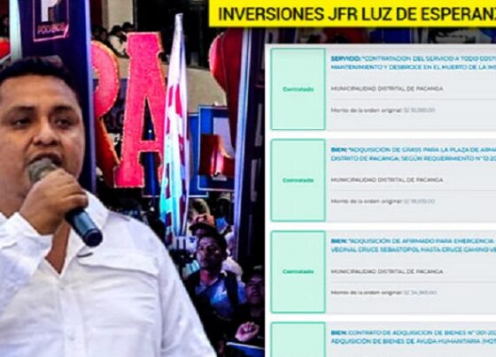 Empresa de militante de Podemos es proveedor exclusivo de gestión de César Cerna en Pacanga