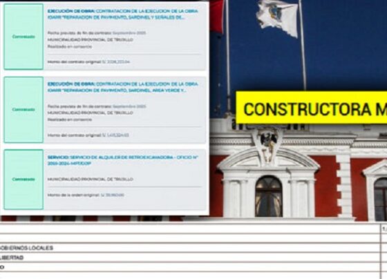 MPT: Constructora creada en 2024 ya ganó contratos por más de S/ 3 millones con gestión de Mario Reyna