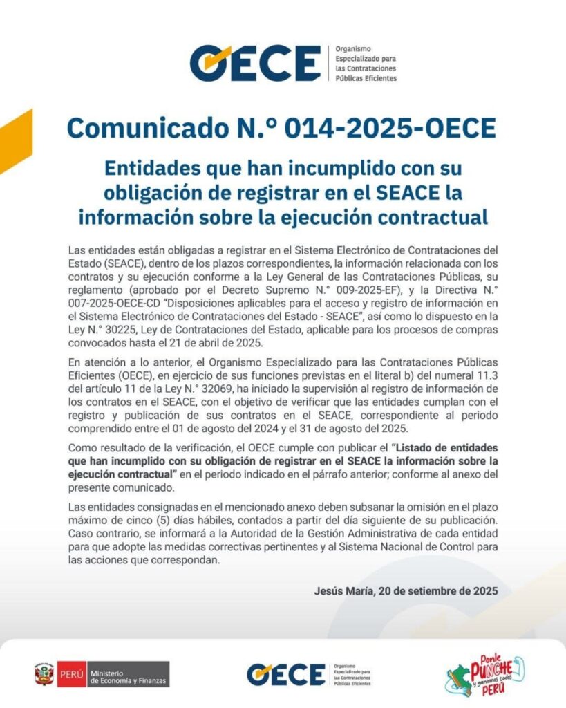Comunicado 014
