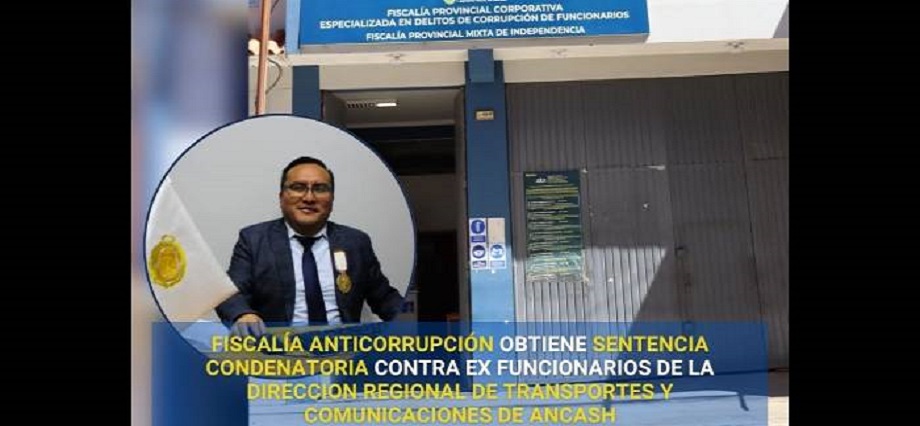 Áncash: tres exfuncionarios de Transportes van presos por haber favorecido a consorcio