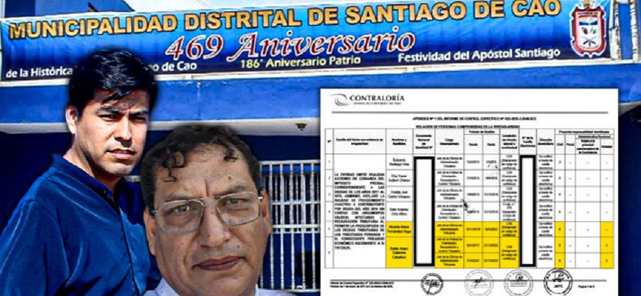 Contraloría pide denunciar a funcionarios de Santiago de Cao por perjuicio económico a la comuna de Huanchaco