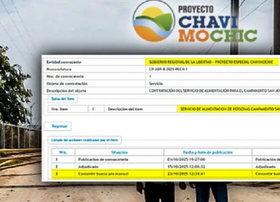 Consienten buena pro pese a cuestionamientos por veracidad de documentos en Chavimochic