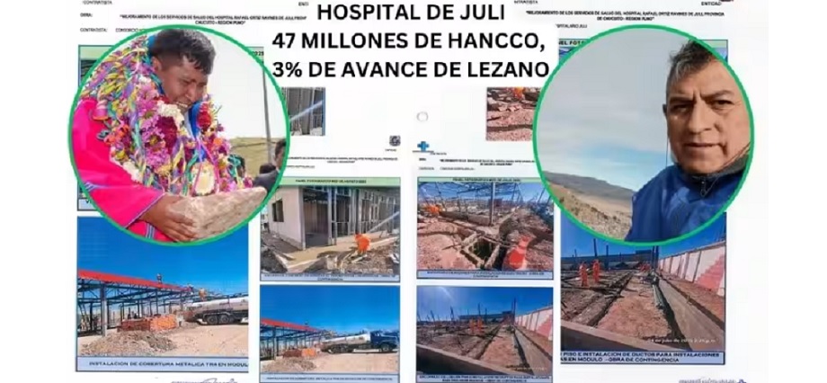 Puno: Los 47 millones de soles de Hancco para Lezano: el misterio del hospital que se levanta solo en el papel